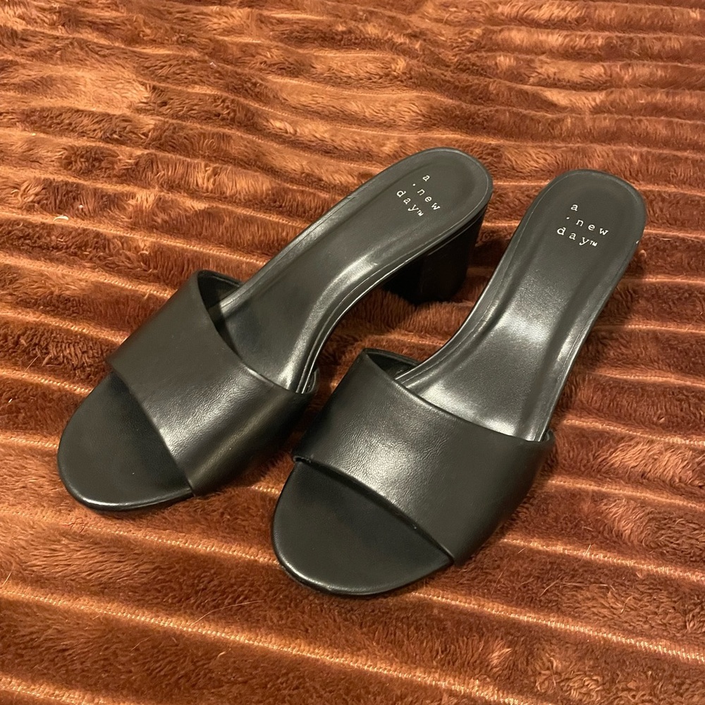 A New Day Mule Heels - Gently used, Women’s size 8.5